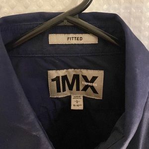 Men’s Dark blue button down shirt